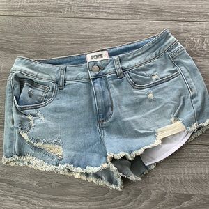 PINK Jean shorts